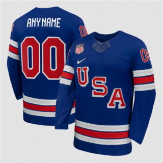 Youth US Hockey Active Player Custom Royal 2026 Stitched Jersey