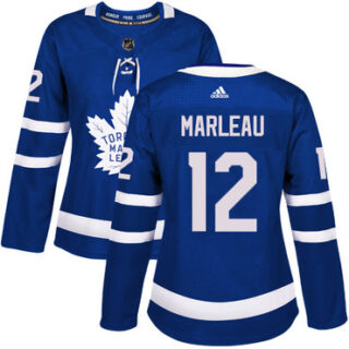 Women's Toronto Maple Leafs #12 Patrick Marleau Blue Home Authentic Stitched NHL Jersey