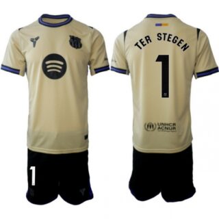 Men FC Barcelona 2026 Soccer Jerseys Beige #1 TER STEGEN