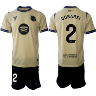 Men FC Barcelona 2026 Soccer Jerseys Beige #2 CUBARSI