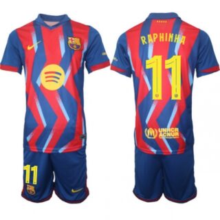 Men FC Barcelona 2026 Soccer Jerseys RedBlue #11 RAPHINHA