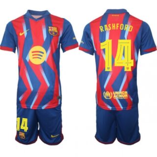 Men FC Barcelona 2026 Soccer Jerseys RedBlue #14 RASHFORD
