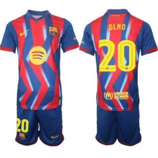 Men FC Barcelona 2026 Soccer Jerseys RedBlue #20 OLMO