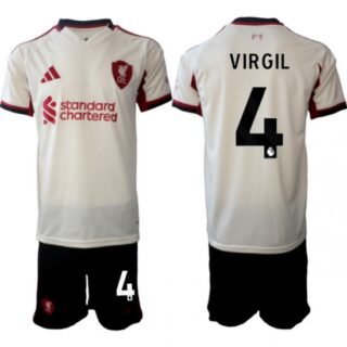 Men Liverpool 2026 Soccer Jerseys Beige #4 VIRGIL