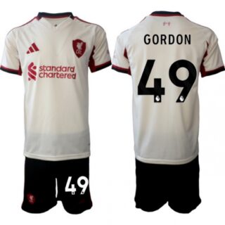 Men Liverpool 2026 Soccer Jerseys Beige #49 GORDON