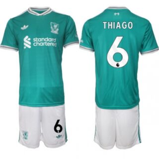 Men Liverpool 2026 Soccer Jerseys Teal #6 THIAGO