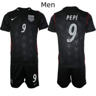 USA FIFA World Cup 2026 Navy Blue Soccer Jersey Ricardo Pepi #9