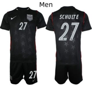 USA FIFA World Cup 2026 Navy Blue Soccer Jersey Patrick Schulte #27
