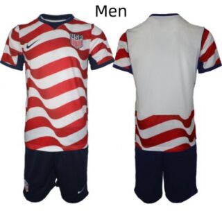 USA FIFA World Cup 2026 Soccer Red Home Jersey Blank