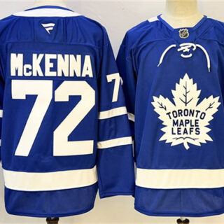Men's Toronto Maple Leafs #72 Gavin McKenna Blue 2024-25 Stitched Hockey Jersey