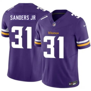 Men's Minnesota Vikings #31 Marcus Sanders Jr Purple 2026 Draft F.U.S.E. Vapor Untouchable Limited Stitched Jersey