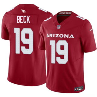 Men's Arizona Cardinals #19 Carson Beck Red 2026 Draft F.U.S.E. Vapor Untouchable Limited Stitched Jersey