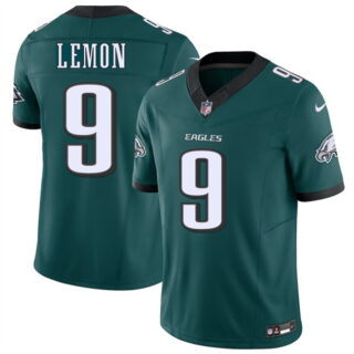Men's Philadelphia Eagles #9 Makai Lemon Green 2026 Draft F.U.S.E. Vapor Untouchable Limited Stitched Football Jersey
