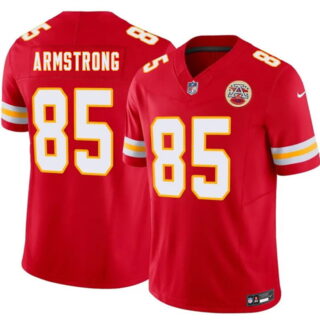 Men's Kansas City Chiefs #85 Andrew Armstrong Red 2026 F.U.S.E. Vapor Untouchable Limited Stitched Football Jersey