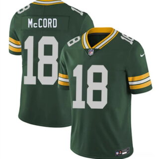 Men's Green Bay Packers #18 Kyle McCord Green 2026 Vapor Untouchable Limited Stitched Football Jersey