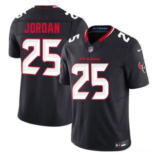 Men's Houston Texans #25 Jawhar Jordan Navy 2nd Alternate 2026 F.U.S.E. Vapor Limited Stitched Football Jersey