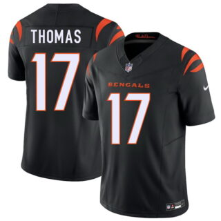 Men's Cincinnati Bengals #17 Noah Thomas Black 2026 Draft F.U.S.E. Vapor Untouchable Limited Stitched Football Jersey