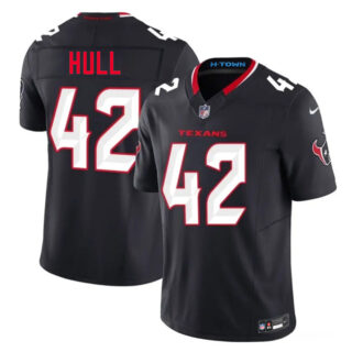 Men's Houston Texans #42 Evan Hull Navy 2nd Alternate 2026 F.U.S.E. Vapor Limited Stitched Football Jersey