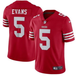Men's San Francisco 49ers #5 Mike Evans Red 2026 Vapor Untouchable Limited Stitched Football Jersey