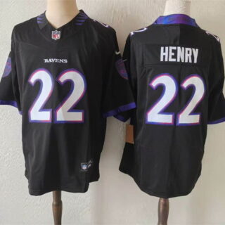 Women's Baltimore Ravens #22 Derrick Henry purple F.U.S.E. Vapor Football Jersey(Run Small)