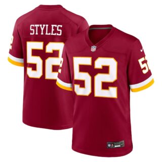 Men's Washington Commanders #52 Sonny Styles Red Vapor Limited Stitched Jersey