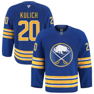 Men's Buffalo Sabres #20 Jii Kulich Blue Stitched Hockey Jersey