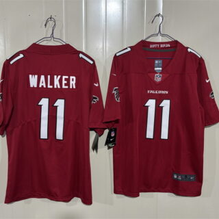Men's Atlanta Falcons #11 Jalon Walker Red 2026 New Vapor Untouchable Limited Stitched Football Jersey