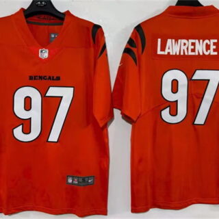 Men's Cincinnati Bengals #97 Dexter Lawrence II Orange 2026 Vapor Untouchable Limited Stitched Football Jersey