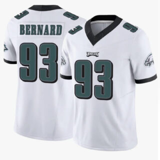 Men's Philadelphia Eagles #93 Uar Bernard 2026 F.U.S.E. Vapor Untouchable Limited Stitched Football Jersey