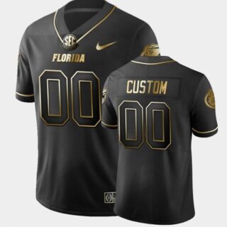 Custom Florida Gators Jersey Name and Number NCAA College Football Black Limited Edition