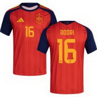 Men 16 Spain Rodri World Cup 2026 Away Replica Jersey