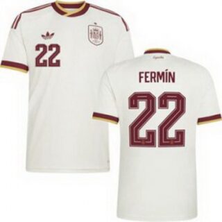 Men 22 Spain Fermin Lopez World Cup 2026 Away Replica Jersey