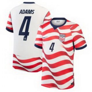 Men 4Tyler Adams USMNT 2026 Stadium Replica Jersey