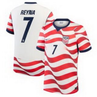 Men 7Giovanni Reyna USMNT 2026 Stadium Replica Jersey