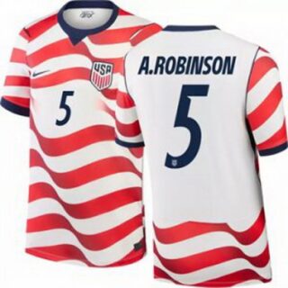 Men 5 Antonee Robinson USMNT 2026 Home Stadium Replica Jersey