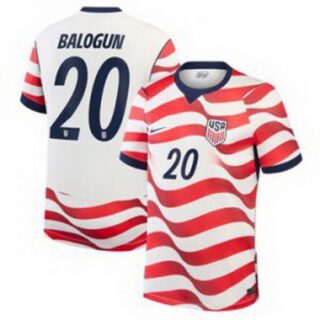 Men 20Folarin Balogun USMNT 2026 Stadium Replica Jersey