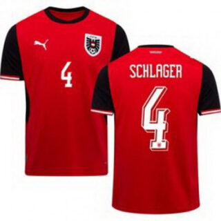 Men 4 Austria Xaver Schlager World Cup Away Replica Jersey