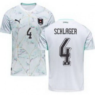 Men 4 Austria Xaver Schlager World Cup Away Replica Jersey