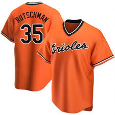 Baltimore Orioles #35 Rutschman Orange Jersey
