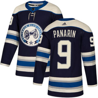 Blue Jackets #9 Artemi Panarin Navy Alternate Authentic Stitched Hockey Jersey