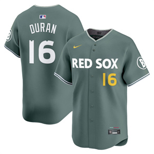 Men's Boston Red Sox 2025 City Connect Vapor Premier Limited Jersey V2 All Stitched Jarren Duran #16