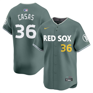 Men's Boston Red Sox 2025 City Connect Vapor Premier Limited Jersey V2 All Stitched Triston Casas #36