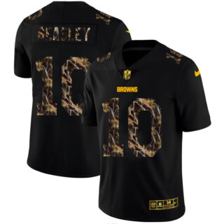 Buffalo Bills #10 Cole Beasley Men's Black Nike Flocked Lightning Vapor Limited NFL Jersey
