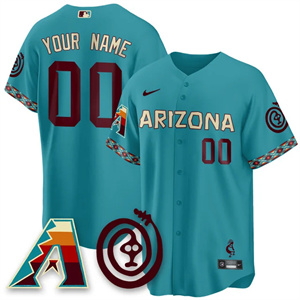 Custom Men's Arizona Diamondbacks City Connect Concept Jersey V2 All Stitched Cream (2)