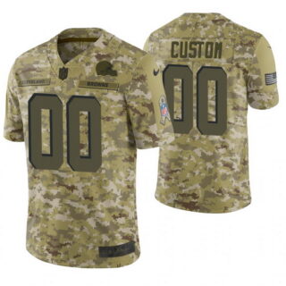 Cleveland Browns Custom Camo 2018 Salute to Service Limited Jersey