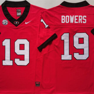 Georgia Bulldogs #19 Brock Bowers Red 2024 F.U.S.E. Stitched Jersey
