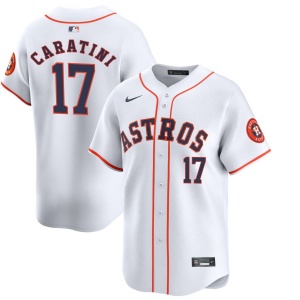 Men's Houston Astros 2025 City Connect Vapor Premier Limited Jersey All Stitched #17 CARATINI