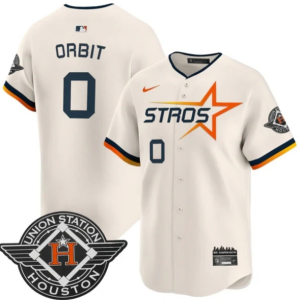 Men's Houston Astros 2025 City Connect Vapor Premier Limited Jersey All Stitched Cream Orbit #0