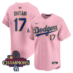 Los Angeles Dodgers Gold 2025 Cherry Blossom Shohei Ohtani #17 Jersey All Stitched