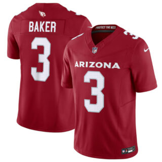 Men's Arizona Cardinals #3 Budda Baker Red Vapor Untouchable F.U.S.E. Limited Stitched Football Jersey
